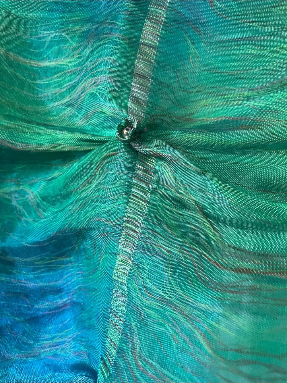VTG HANDMADE SILK SCARF - Picture 4 of 13